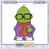 Green Character with Glasses, Cute SVG and PNG Downloadable Art 2 Green Character with Glasses, Cute SVG and PNG Downloadable Art