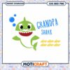 Grandpa Shark PNG Download, Fun Cute Design for Kids Crafts 1 Grandpa Shark PNG Download, Fun Cute Design for Kids Crafts