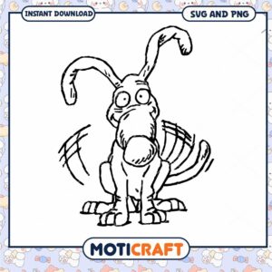 Funny Dog Character Illustration, available in SVG and PNG formats