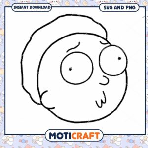 Funny Cartoon Character Outline for Unique Crafts