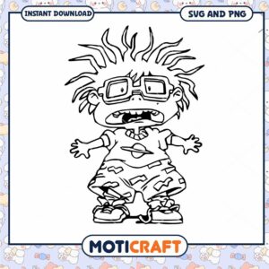 Funny cartoon character illustration