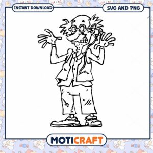 Fun Scientist Character Illustration Fun Scientist Character Illustration