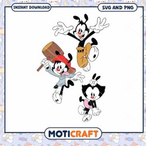 Fun Cartoon Characters Instant Download for Your Projects