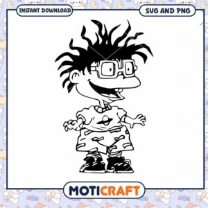 Fun Cartoon Character Design for SVG and PNG