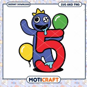 Five Birthday SVG