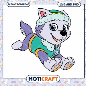 Everest Puppy SVG PNG Instant Download