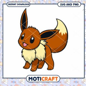 Eevee SVG PNG Cute Cartoon Instant Download Eevee SVG PNG Cute Cartoon Instant Download