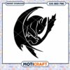 Dragon silhouette design, perfect for SVG and PNG downloads