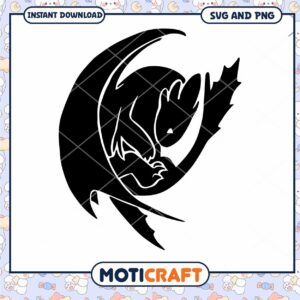 Dragon silhouette design