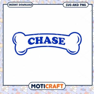 Dog Name Bone SVG PNG Instant Download
