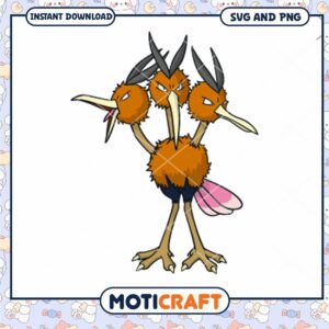 Dodrio SVG PNG Instant Download