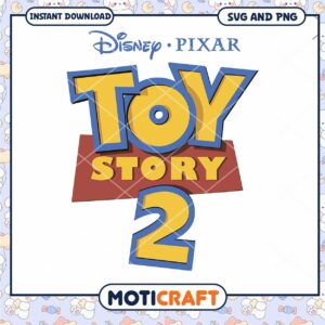 Disney Pixar Toy Story 2 Logo Design Downloadable SVG PNG