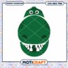 Dinosaur Head SVG Design, Fun and Colorful Instant Download