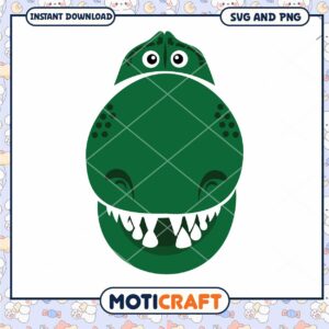 Dinosaur Head SVG Design
