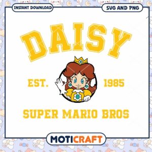 Daisy Super Mario Bros SVG PNG