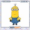 Cute Yellow Minion Character Design, Available in SVG and PNG