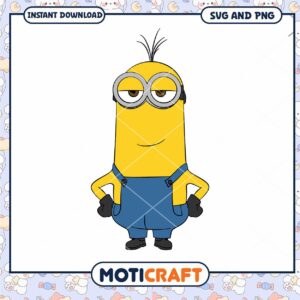Cute Yellow Minion Character Design
