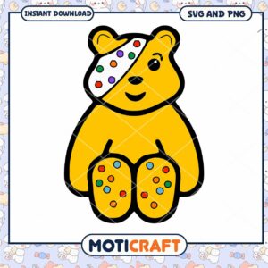 Cute Yellow Bear Design