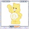 Cute Yellow Bear Character PNG Download, Perfect for Crafts