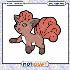 Cute Vulpix Character Design