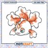 Cute Unicorn Fish Clipart for Instant Download, Perfect for Crafts