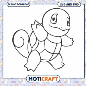 Cute Turtle SVG PNG Instant Download