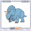 Cute Triceratops SVG and PNG