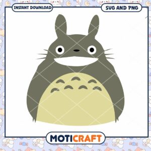 Cute Totoro SVG and PNG download