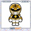 Cute Tiger Power Ranger design, perfect for instant download PNG files