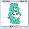 Cute Teal Care Bear SVG PNG Download