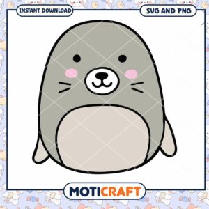 Cute Seal SVG PNG Instant Download
