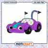 Cute Purple Cat Car Design, Perfect for Kids Crafts and Decor