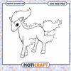 Cute pony coloring page for kids, perfect for creative fun 2 Cute pony coloring page for kids, perfect for creative fun