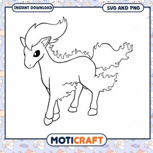 Cute pony coloring page for kids, perfect for creative fun