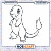 Cute Pokemon Charmander Outline, Instant Download SVG PNG Files 2 Cute Pokemon Charmander Outline, Instant Download SVG PNG Files