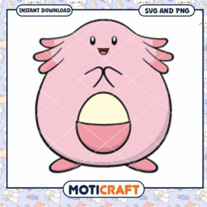 Cute Pink Pokemon SVG PNG