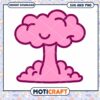 Cute pink cloud graphic, perfect for digital downloads and crafts 2 Cute pink cloud graphic, perfect for digital downloads and crafts