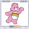 Cute pink bear illustration for crafting projects, instant download available 1 Cute pink bear illustration for crafting projects, instant download available