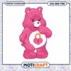 Cute pink bear illustration for crafting, available as SVG and PNG 1 Cute pink bear illustration for crafting, available as SVG and PNG