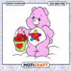 Cute Pink Bear Holding Hearts, Downloadable SVG and PNG Design 2 Cute Pink Bear Holding Hearts, Downloadable SVG and PNG Design