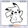 Cute Pikachu SVG image, perfect for crafting projects and prints 1 Cute Pikachu SVG image, perfect for crafting projects and prints