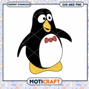 Cute Penguin SVG PNG Instant Download