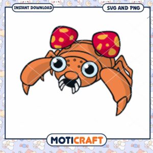 Cute Paras Pokemon SVG PNG Cut File