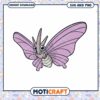 Cute Moth Pokemon SVG PNG 2 Cute Moth Pokemon SVG PNG