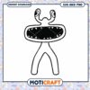 Cute monster design for crafts, available in SVG and PNG formats 1 Cute monster design for crafts, available in SVG and PNG formats