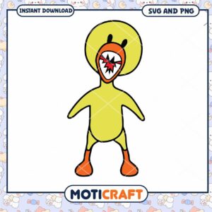 Cute monster character design, available in SVG and PNG formats