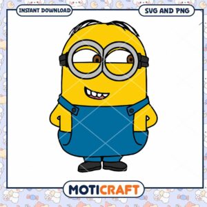 Cute Minion SVG, PNG Instant Download