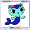 Cute Mermaid Cat Illustration, Perfect for Kids Crafts and Projects 1 Cute Mermaid Cat Illustration, Perfect for Kids Crafts and Projects
