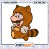 Cute Mario in Racoon Suit PNG, perfect for crafts or decorations 1 Cute Mario in Racoon Suit PNG, perfect for crafts or decorations