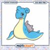 Cute Lapras SVG and PNG, perfect for crafting and design projects